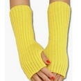thumbnail image 5 of Long Fingerless Arm Warmers for Women and Men Thumb Hole Design Winter Gloves, 5 of 7