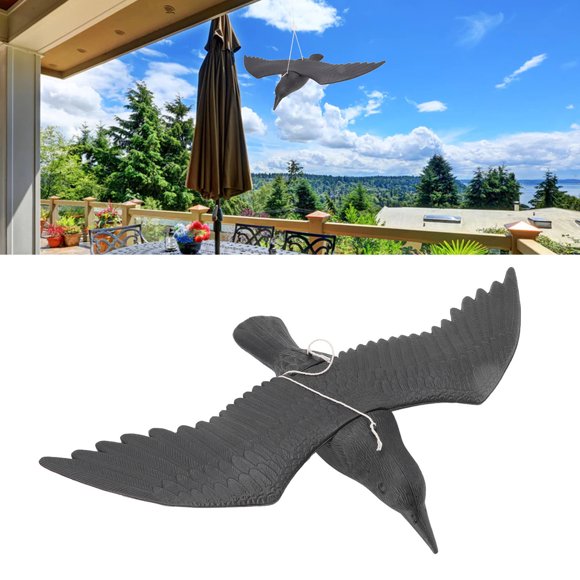 Crow Decoy, Wear Vivid Lifelike Highly Simulated Insulation Simulation Crow for Outdoor for Courtyards