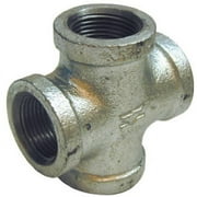 Pannext Fittings G-CRS10 1 in. Galvanized Cross