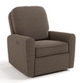 thumbnail image 3 of Storkcraft Amalfi Deluxe Power Recliner Swivel Glider, Mountain Brown Boucle, 3 of 15