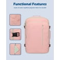 thumbnail image 6 of Carry-On Travel Backpack (40L) – Hynes Eagle – Pink, 6 of 8