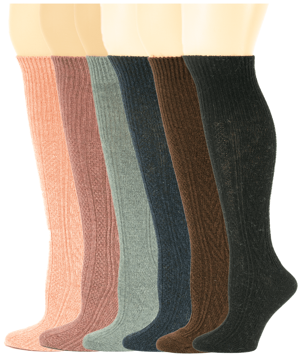 wool knee socks for women