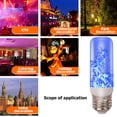 thumbnail image 4 of Lámpara de atmósfera de Llama parpadeante Ndcxsfigh LED azul, 4 of 9