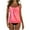 Pink, variant on Aofany Women's Swimsuit Tank Top Two Piece Bathing Suit With Shorts Conservative Swimwear Tummy Control Swimming Suits
