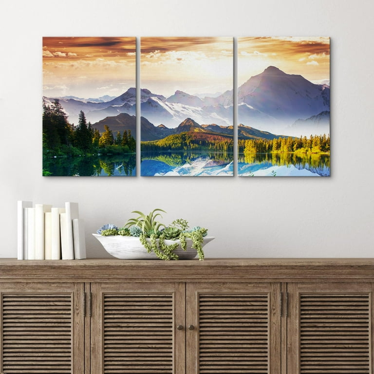 wall26 - 3 Piece Canvas Wall Art - Fantastic Sunny Day is in