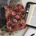 thumbnail image 6 of HELLHERO Rose Leopard Print Design Bible Carrying Case Protective for Bible Study Church Prayer, PU Leather Waterproof Bible Cover, 6 of 12
