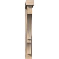 thumbnail image 2 of Ekena Millwork 5 1/2"W x 44"D x 44"H Balboa Block Smooth Bracket w/ Offset Brace, Douglas Fir, 2 of 25