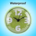 thumbnail image 2 of LYUMO Wall Clock Waterproof Suction Wall Window Mirror Bathroom Living Room Bedroom Clock, 2 of 8