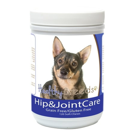 UPC: 0840235183167 | Healthy Breeds Swedish Vallhund Hip and Joint Care 120 Count