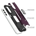 thumbnail image 5 of Designed for Motorola Moto G Stylus 5G 2024 Armor Hybrid with Ring Holder Kickstand Shockproof Heavy-Duty Durable Rugged Dual Layer Phone Case Cover [Purple], 5 of 9