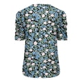thumbnail image 4 of Puntoco Liquidación de blusas cortas para mujer, blusa holgada informal de manga corta a la moda para mujer, 4 of 5