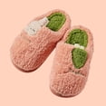 thumbnail image 2 of Otqutp Boys Girls Winter Home Shoes Comfy Warm Cozy Soft Plush-Lined Slip-on Slippers Kids Memory Foam Bedroom Slides, 2 of 9