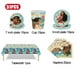 thumbnail image 4 of Juego de globos decorativos para cumpleaños de Vaiana Moana, vajilla, plato, vaso, fondo, kit de pancarta, suministros de decoración para fiesta temática de Disney Happy Baby, 4 of 5