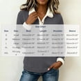 thumbnail image 3 of GUACER Sherpa Collared Tops for Women Long Sleeve Ribbed Knit Pullover Fuzzy Trim Button Up Sweaters Fall Winter Thermal, 3 of 8