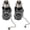 Black, variant on BRIGHTFUFU 2pcs E26 Lamp Bases Adapter Bakelite Bulb Light Holder Two Outlet Screw Socket with Pull Chain (Black)