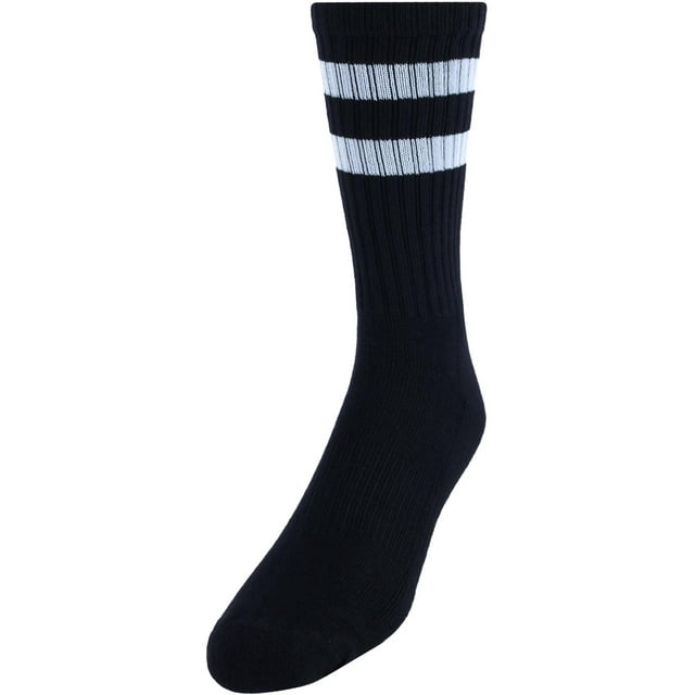 CTM® Chaussettes Rayées à Coupe Ras du Cou (3 Paires) (Hommes)