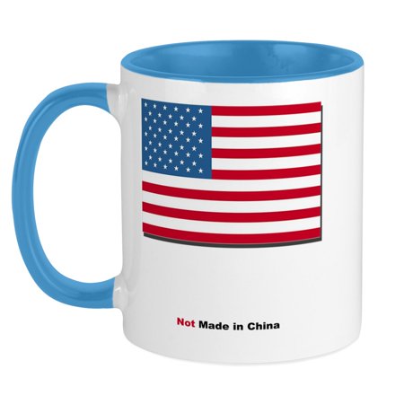 

CafePress - Not Made In China Mug - Ceramic Coffee Tea Novelty Mug Cup 11 oz