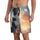 thumbnail image 2 of Fotbe Cloud Border Collie Trajes de Baño Estampados para Hombre, Shorts de Verano de Secado Rápido, Ropa de Playa, Bañadores-Small, 2 of 6