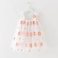 thumbnail image 3 of LYHaoo Toddler Girls Sleeveless Holiday Party Festival Floral Dress Dance Party Dresses Clothes，Vintage Girls Dress Sizes 3-4 Years Pink, 3 of 5