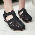 thumbnail image 4 of Sandalias de estilo bohemio para Mujer, zapatos de gladiador con tacón, cuñas elegantes, Verano, 4 of 5