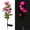 Pink, variant on Gustave Solar LED Garden Lights with 5 Rose Flowers, Waterproof Outdoor Decorative Stake Lights for Patio Pathway Yard Lawn (Pink)