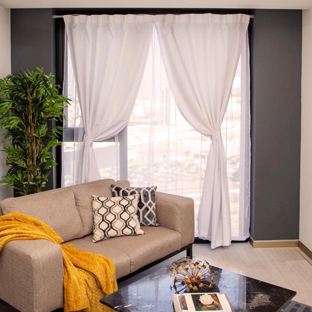 BÉLA Juego de Cortinas Fiore 1.50m Alto x 2.80m Ancho Béla Fiore