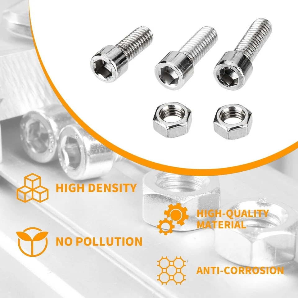 CIRCLE- 540Pcs M3 Screws And Nuts And Washers Set Assortment Hex Socket Head Cap Screws