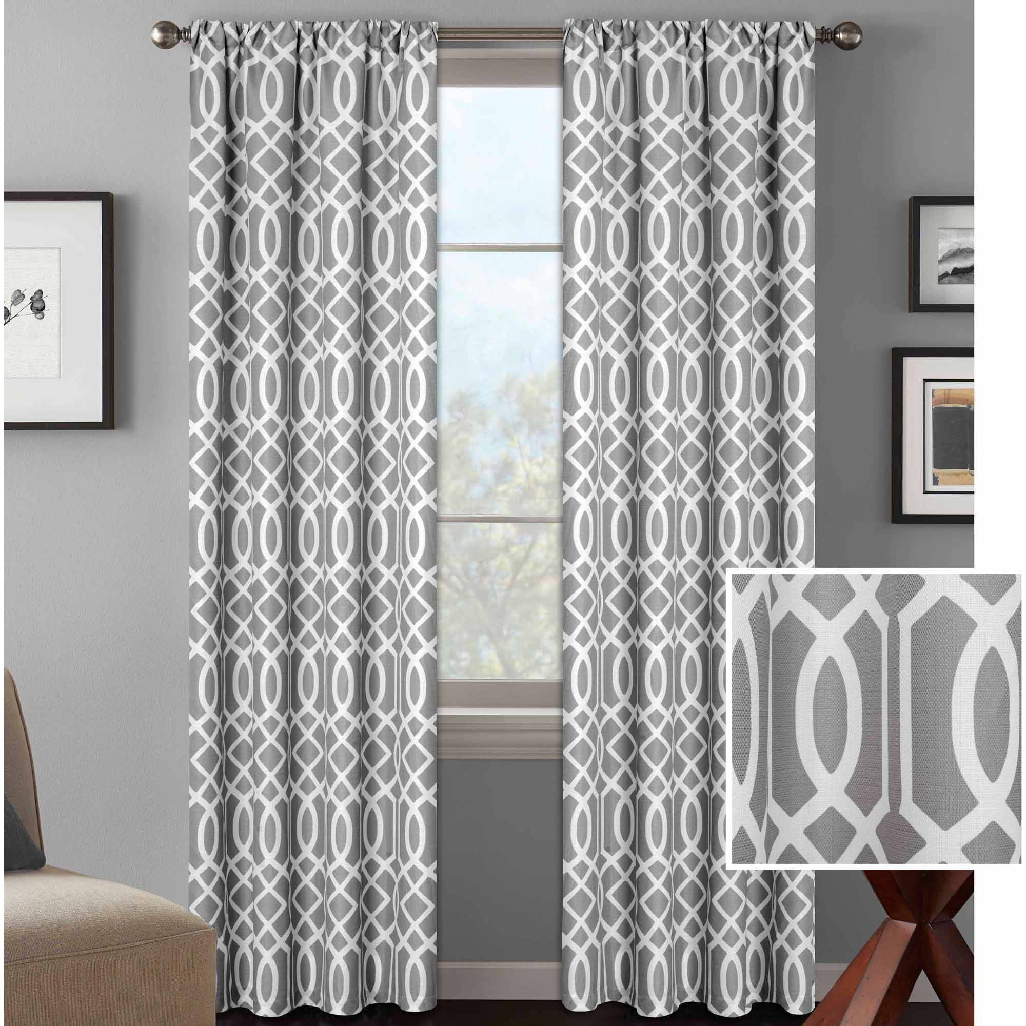 Better Homes and Gardens Ironwork Window Curtain - Walmart.com