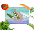 thumbnail image 2 of Caroline's Treasures Crab Watercolor Glass Cutting Board Large, 2 of 2