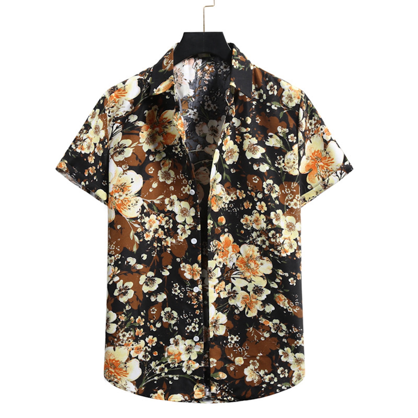 TIHLMK Mens Shirts Summer Savings Clearance Summer Shirt Men's Shirt