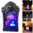thumbnail image 2 of CoreLiving Halloween Tombstone Light Glowing Graveyard Decor for Halloween Decorations Indoor Home Fireplace Mantel Spooky Tabletop Centerpiece Display, 2 of 10