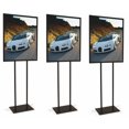 thumbnail image 1 of Only Garment Racks Porte-Affichage Noir 22 Pouces L x 28 Pouces H (Ensemble de 3), 1 of 4