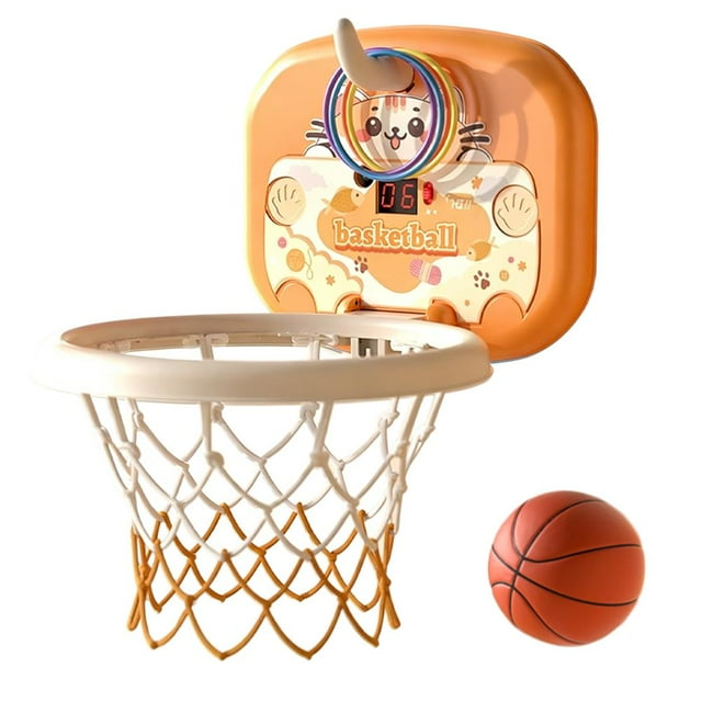 Basketball Hoop Shooting Game For Children, Indoor Wall Mounted, No Drill, Baby Basketball