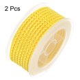 thumbnail image 3 of Unique Bargains 2 Packs Nylon Thread Twine Beading Cord 3mm Extra-Strong Braided Nylon Crafting String 4M/13 Feet, Yellow, 3 of 7