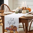 thumbnail image 3 of Fall Thanksgiving Table Runner, Autumn Thanksgiving Kitchen Dining Table Decoration for Home Party Decor 13x48 Inches, 3 of 9