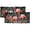 Pattern-3, variant on Pink Flamingo Valance Rod Pocket Window Curtain for Kitchen Fantasy Romantic Bird Love Heart Privacy Window Valances for Living Room Kitchen 54 by 18 in, 2 Panel