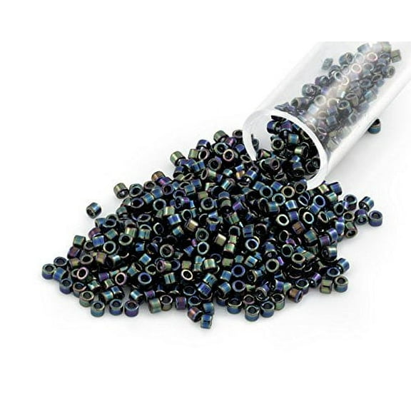 Miyuki Delica Seed Bead 11/0 Iris Black
