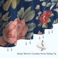 thumbnail image 6 of Pioneer Flower Floral Print Pattern Shower Curtain 36"x72" ,Bathroom Decorative Shower Curtains Set with 12 Hooks,Modern Waterproof Washable Shower Curtain, 6 of 6
