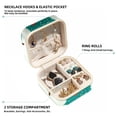 thumbnail image 2 of Christmas Tree Travel Portable Square Jewelry Display Necklace Organizer Storage Box, 2 of 6