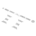 thumbnail image 4 of 13 pegatinas plateadas para botón de CA, cubierta de control de aire acondicionado, ajuste para Range Rover Sport 2014-2017, 4 of 9