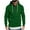Green, variant on Inleife Hooded Sweatshirts for Men Solid-Color Pocket Hoodies Drawstring Half-Zipper Top Pullover Sports Jacket Fall Winter Clothing