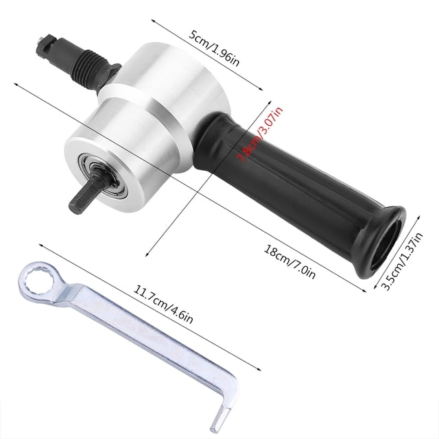 Loewten Metal Nibbler Cutter, Sheet Metal Cutter, Plastic + Metal For Car Repair Iron Sheet