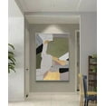 thumbnail image 3 of Large Wall Art Vivid Abstract Acrylic Painting Handmade On Canvas Modern Green Geige Gray Painting For Living Room Home Decor, 3 of 8