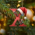 thumbnail image 1 of Clearance! 26 Christmas Letter Decorations A To Z (without H And V) Hanging Christmas Tree Pendant Alphabet Letters Named Alphabet Decorations Christmas Tree Decorations, 1 of 6