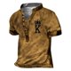thumbnail image 1 of European And American Men's Vintage Top Digital Printing Short Sleeve Tops 3XL, 1 of 3