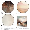 thumbnail image 3 of Designart "Brown Abstracted Nature I" Abstract Landscape Wall Art Print, 3 of 5