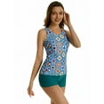 thumbnail image 7 of KXCFCYS Two piece Swimwear Tank Swimsuit for Women Tankini Plus Size Bathing Suit, 7 of 7