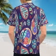 thumbnail image 6 of High Quality Hawaiian Shirts for Men Short Sleeve Aloha Beach Shirt Floral Summer Casual Button Down Shirts Blouses AC6D5T, 6 of 7