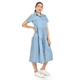 thumbnail image 2 of Vestido denim Roman Fashion /Juvenil 556 (Azul light) azul cielo CH, 2 of 5
