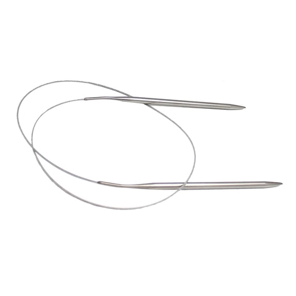 KONTONTY Stainless Steel Circular Knitting Needles No. for Sweater Woven 12